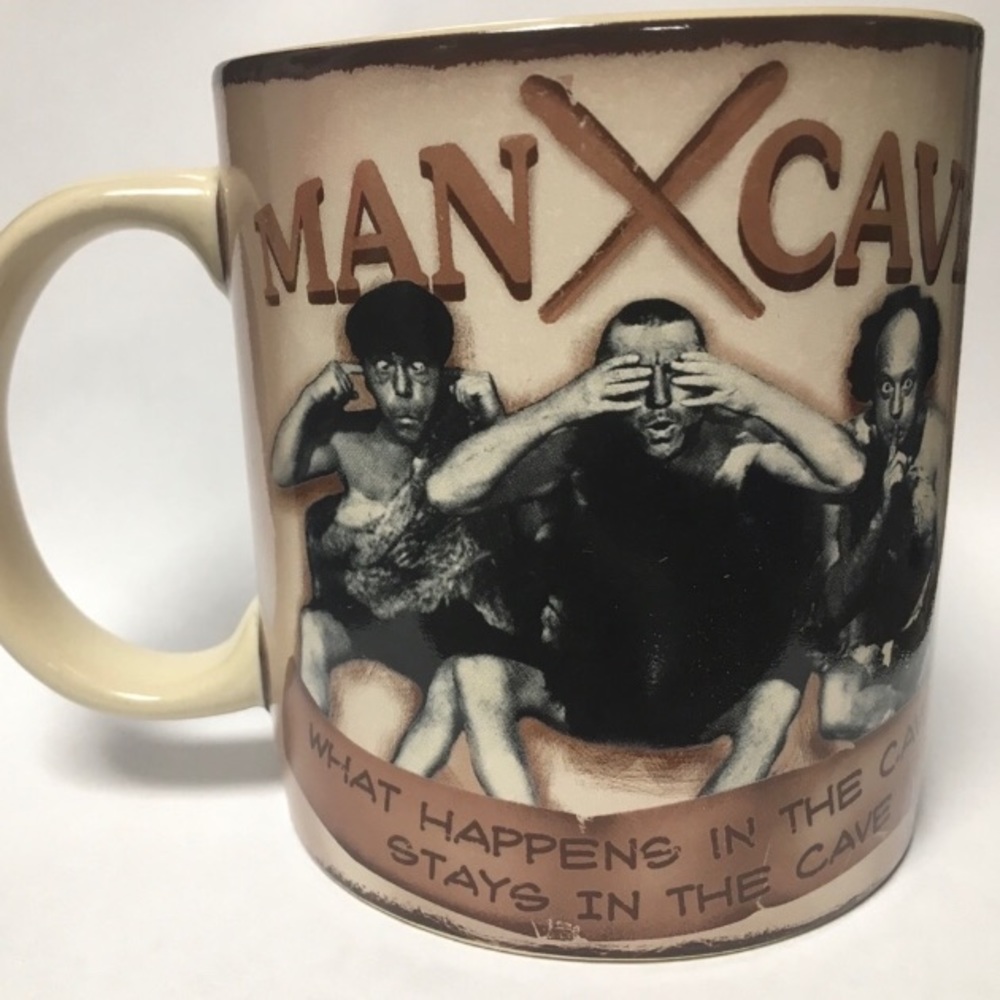 Three Stooges Fan Man Cave Mug